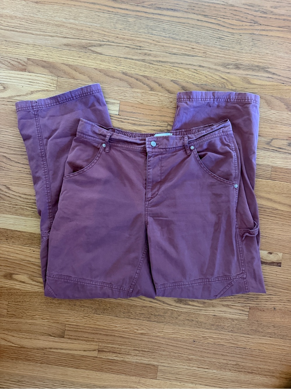 Urban Outfitters Utility Pants in Plum